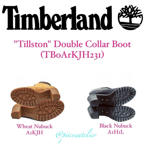 Timberland Tillston 6” Double Collar Boot in Wheat Nubuck or Black (TB0A1KJH231) - Picture 13 of 16